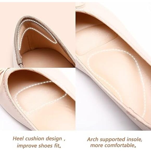 Afeetsing Womens 6 Beige Round Toe Ballet Flats Comfortable Bow Dressy Shoes - Picture 3 of 9